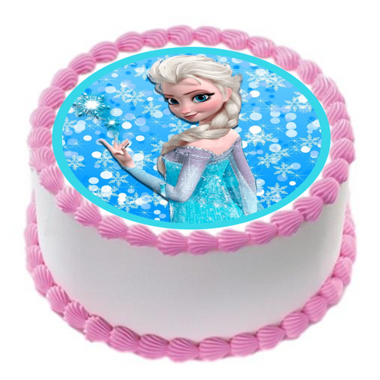 Frozen Edible Cake Topper