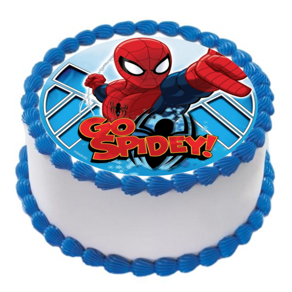 Spiderman Edible Cake Topper