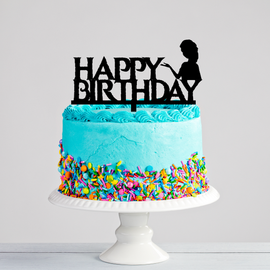 Frozen Elsa Birthday Cake Topper