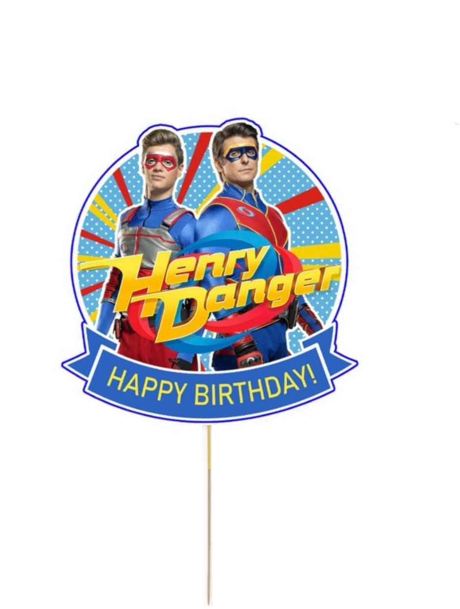 Henry Danger Card Cake Topper