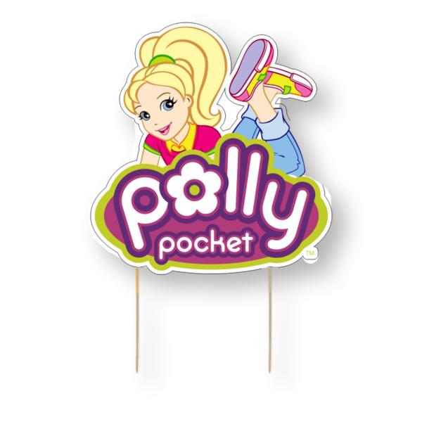 Polly Pocket Card Cake Topper