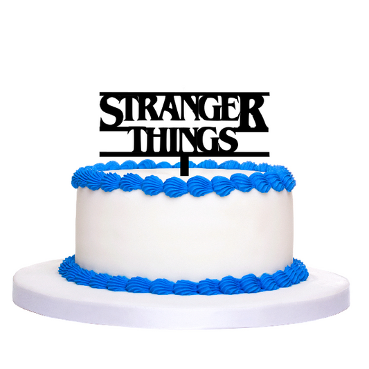 Stranger Things Birthday Cake Topper