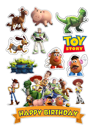 Toy Story Edible Cake Scene