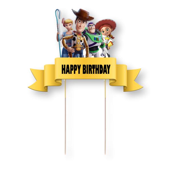 Toy Story Card Cake Topper