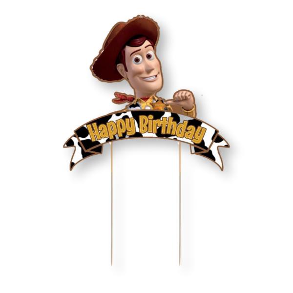 Toy Story Woody Card Cake Topper