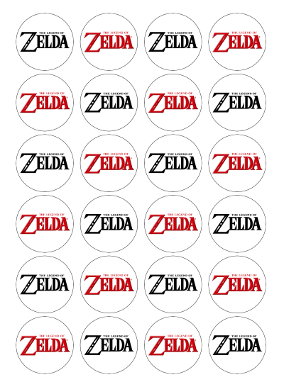 The Legend of Zelda Edible Cupcake Toppers