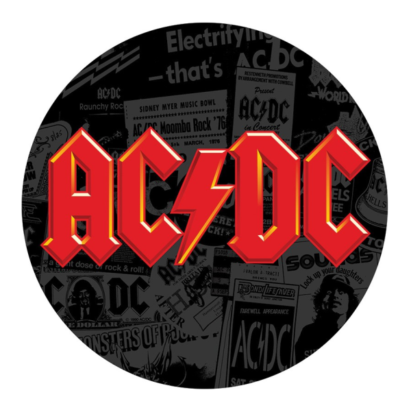AC/DC Edible Cake Topper