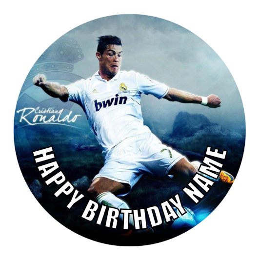 Cristiano Ronaldo Edible Cake Topper