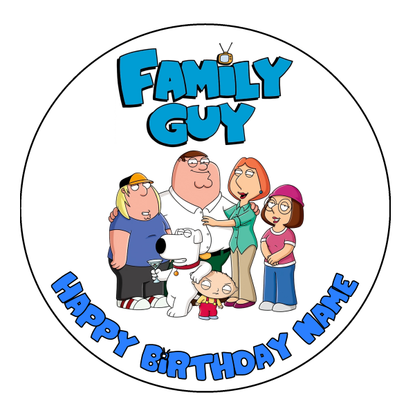 Family Guy Edible Cake Topper
