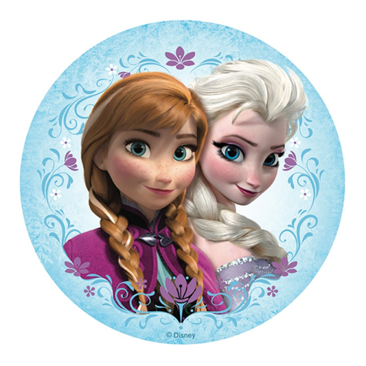Frozen Elsa & Anna Edible Cake Topper