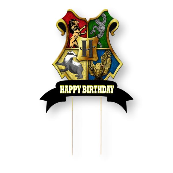 Harry Potter Card Cake Topper