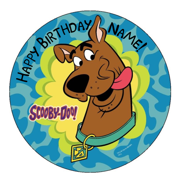 Scooby Doo Edible Cake Topper