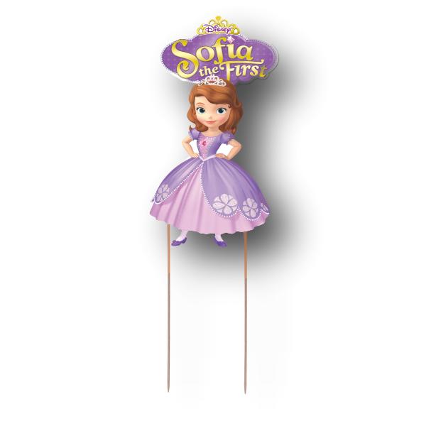 Sofia The First Card Cake Topper